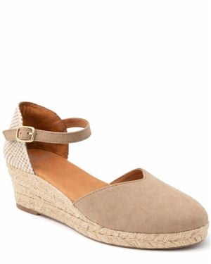 Menina Step Jimena Small Strap Espadrille - Brown