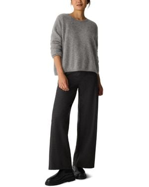 Eileen Fisher Wide-leg Pants - Black