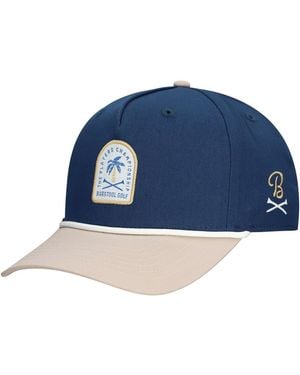 Barstool Golf The Players Tropical Small Patch Rope Snapback Hat - Blue