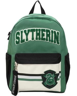 Harry Potter Slytherin Crest 16.5 Inch Backpack - Green