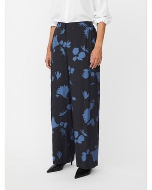 Masai Parwanas Wide Fit Printed Pants - Blue