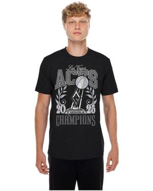KTZ Las Vegas Aces 2025 Wnba Finals Champions Boxy Vintage T-shirt - Black