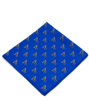 Eagles Wings St. Louis S Kerchief Pocket Square - Blue