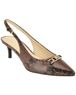 Tommy Hilfiger Tienna Slingback Pointed Toe Pumps - Metallic