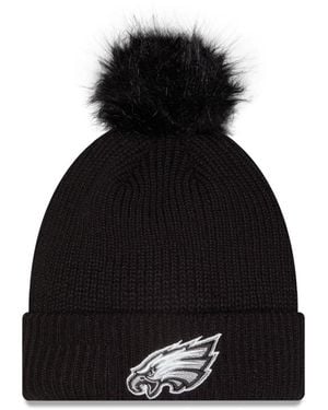 KTZ Philadelphia Eagles 2026 Salute To Service Cuffed Knit - Black