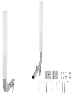 Vevor Boat Trailer Guide Hardened Steel Guide On Pvc Poles For Ski Boat - White