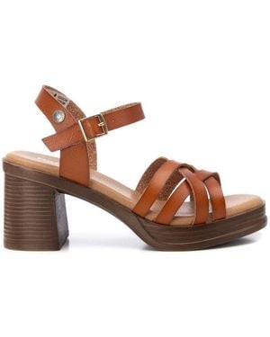 Xti Fashion Heeled Sandals Refresh By - Brown
