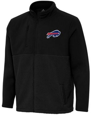 Antigua Buffalo Bills Daily Fused Full-zip Jacket - Black