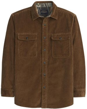 Pendleton Belmont Corduroy Long-sleeve Shirt - Brown