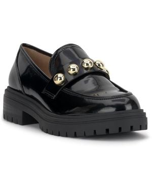 INC International Concepts Brea Lug Sole Loafers - Black