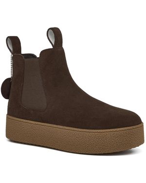 J/Slides Valerie Wp Suede Boot - Brown