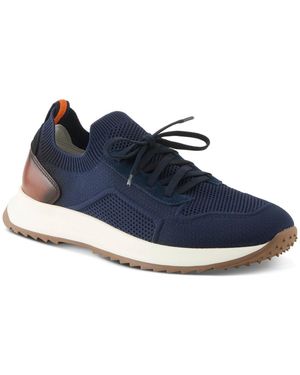 Spring Step Draven Knit Low Top Sneakers - Blue