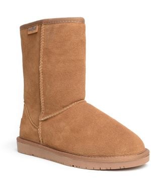 Minnetonka Olympia Pull On Booties - Brown