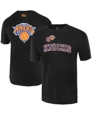 FISLL And New York Knicks Oversize Logo T-shirt - Black