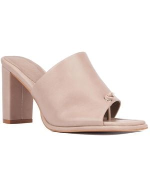 TORGEIS Darla Heel Slide Sandals - Pink