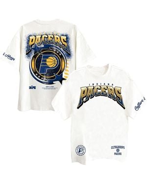 Two Hype Off White Indiana Pacers Drip Dime Collection Premium T-shirt - Metallic