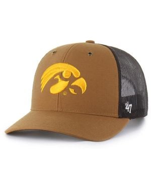 '47 Carhartt X '47 And Iowa Hawkeyes Trucker Adjustable Hat - Brown