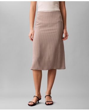 Calvin Klein Printed Midi Skirt - Multicolor