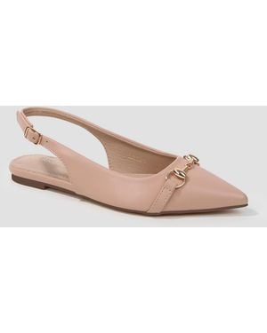 BERNESS Rio02 Slingback Flats - Pink