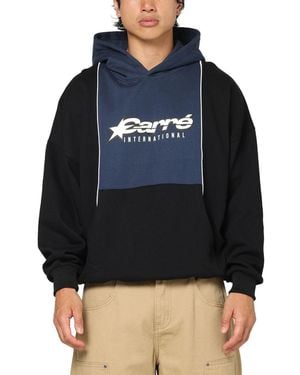 carre Piped Pullover Hoodie - Blue