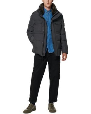 Marc New York Godwin Quilted Trucker Jacket - Blue