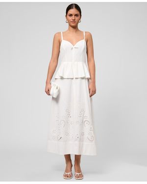 Rachel Roy V-neck Maxi Dress - White
