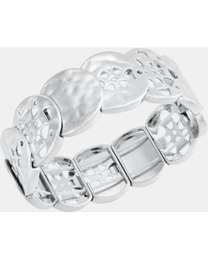 Style & Co. Gold-tone Circle Stretch Bracelet - Metallic
