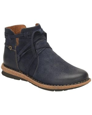 Born Tarkiln Round Toe Booties - Blue