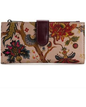 Patricia Nash Nazari Leather Wallet - Brown