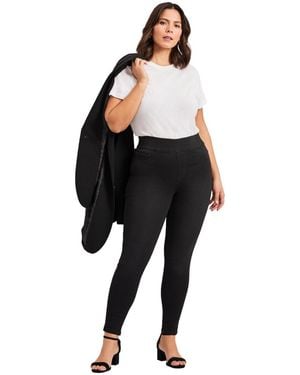 Avenue Plus Size Hi Rise jegging - Black