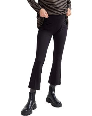 Hatch Collection Maternity The Ultimate Over The Bump Crop Flare legging - Black