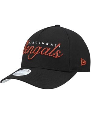 KTZ Cincinnati Bengals Metallic 9forty M-crown A-frame Adjustable Hat - Gray