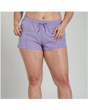 Calypsa Plus Size 2"-3" Board Shorts - Purple