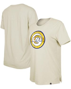 KTZ Los Angeles Rams Crewneck T-shirt - White