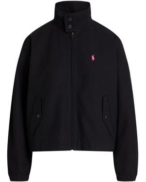 Polo Ralph Lauren Cropped Straight-fit Windbreaker - Black