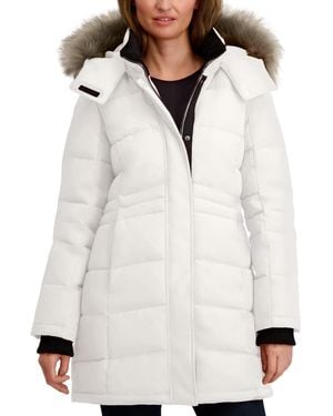 Nautica Hooded Puffer Coat - White