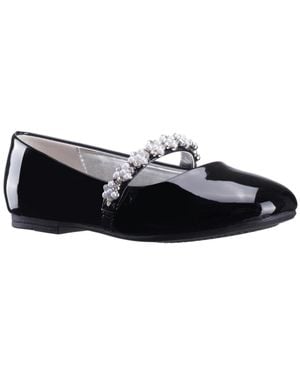 Nina Girls Joansie Patent Ballet Dress Shoe - Black