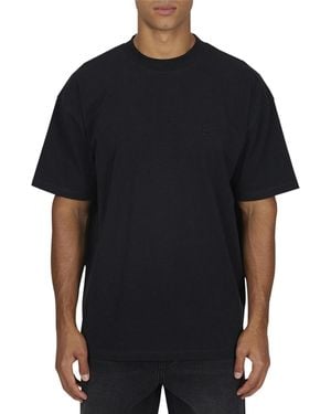 Good For Nothing Emblem Tonal Relaxed Slub T-shirt - Black