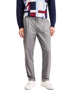 Ted Baker Hampstead Stretch Modern-fit Straight-leg Chino Pants - Gray