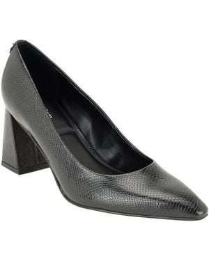 Calvin Klein Nelanie Tapered Block Heel Dress Pumps - Black