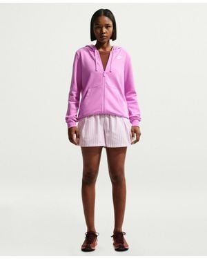 Nike Sportswear Club Fleece Full-zip Hoodie - Pink
