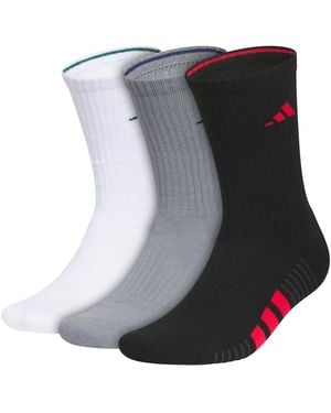 adidas Cushioned 4.0 Arch-compression Crew Socks - Gray