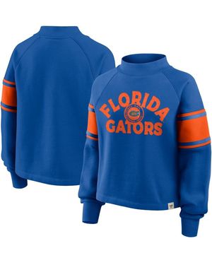 Fanatics Florida Gators Oversized Hometown Premium Punt Coverage Raglan Pullover Sweatshirt - Blue