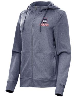 Antigua Uconn Huskies Seeker Full-zip Hoodie - Blue