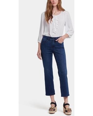 NYDJ Marilyn Straight Ankle Jeans - Blue