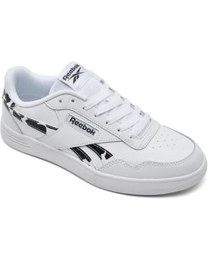 Reebok Court Advance Cow Print Lifestyle Sneakers - White