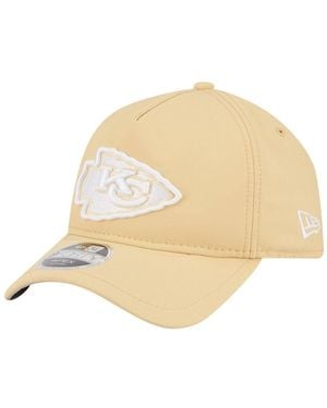 KTZ Kansas City Chiefs Apex 9forty Adjustable Hat - Natural