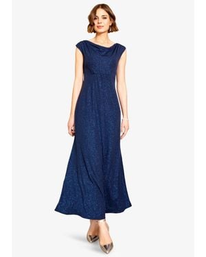 Alie Street London Cruise Cowl Neck Maxi Dress - Blue