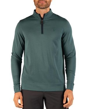 Tailorbyrd Modal Quarter Zip - Green