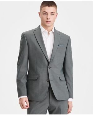 BarIII Slim-fit Wool Blend Suit Separates Jacket - Gray